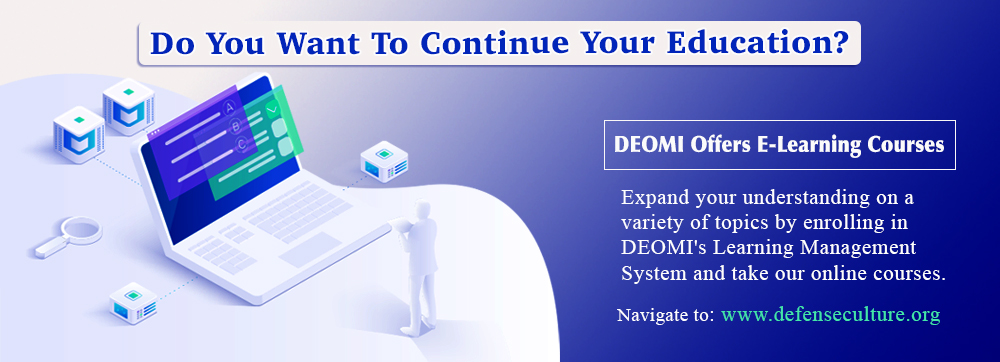 DEOMI ELearning Web Banner